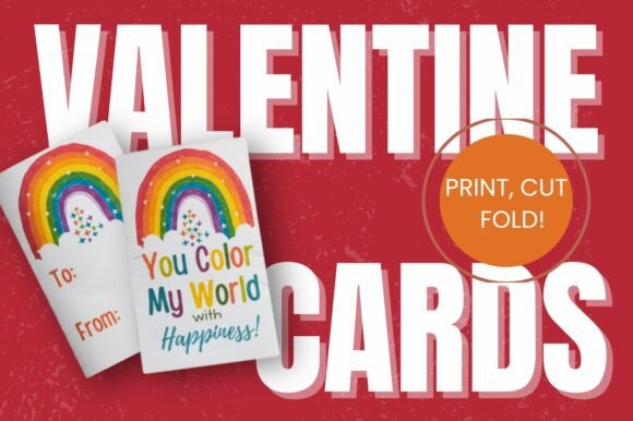 Download Cute Printable Valentine’s Cards - Print Collection