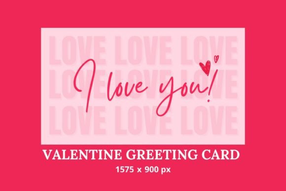 Download I Love You Greeting Card Printable - Print Collection
