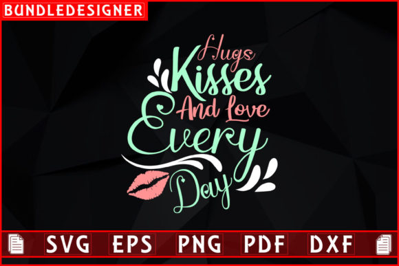 Download Hugs Kisses and-Happy Kiss Day Design - Kiss day Collection