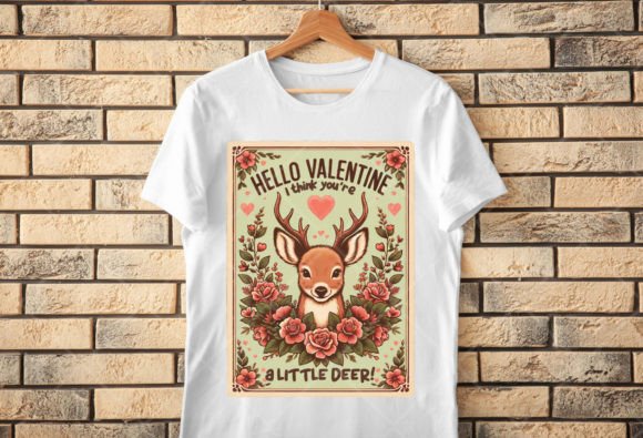 Download Valentine Deer Digital Download, Printab - Print Collection