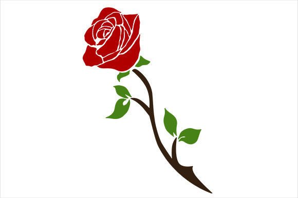 Download Red Rose Flower Print Stamp - Print Collection