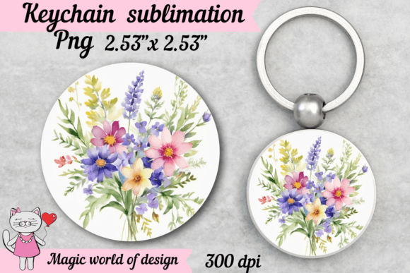 Download Wildflowers Sublimation Printing Round - Print Collection