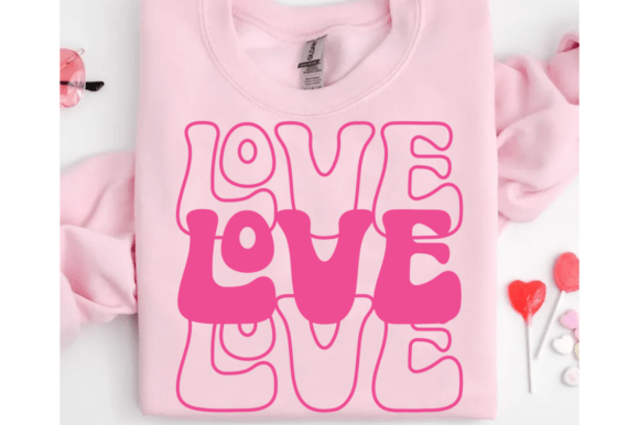 Download Retro Love SVG PNG, Pink Valentine PNG - Premium Bundle