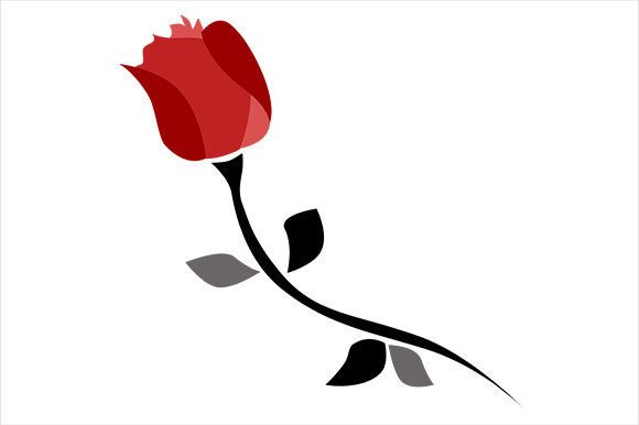 Download Red Rose Flower Print Stamp - Print Collection