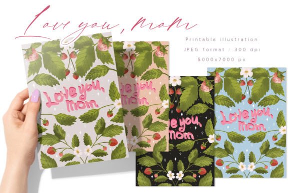 Download Love You Mom Card Printable - Print Collection