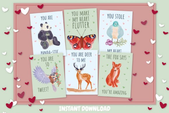 Download Printable Valentine Cards, Classroom - Print Collection
