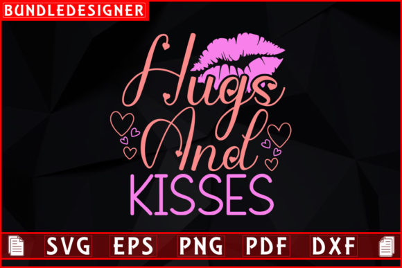 Download Hugs and Kisses-Kiss Day Svg Design - Kiss day Collection