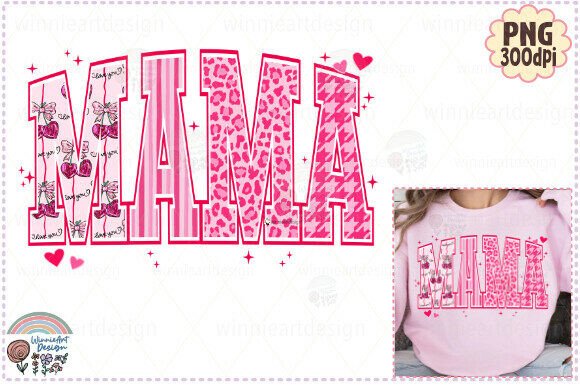 Download Retro Mama Cherry Bow Pink Valentine PNG - Premium Resources