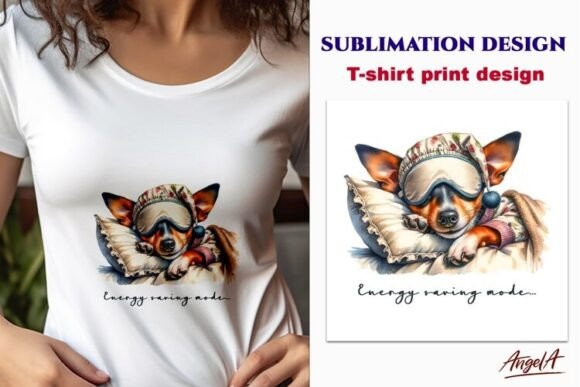 Download Sleeping Dog / Funny T Shirt Print - Print Collection
